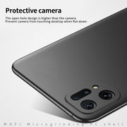 For OPPO Find X5 MOFI Frosted PC Ultra-thin Hard Case(Blue)