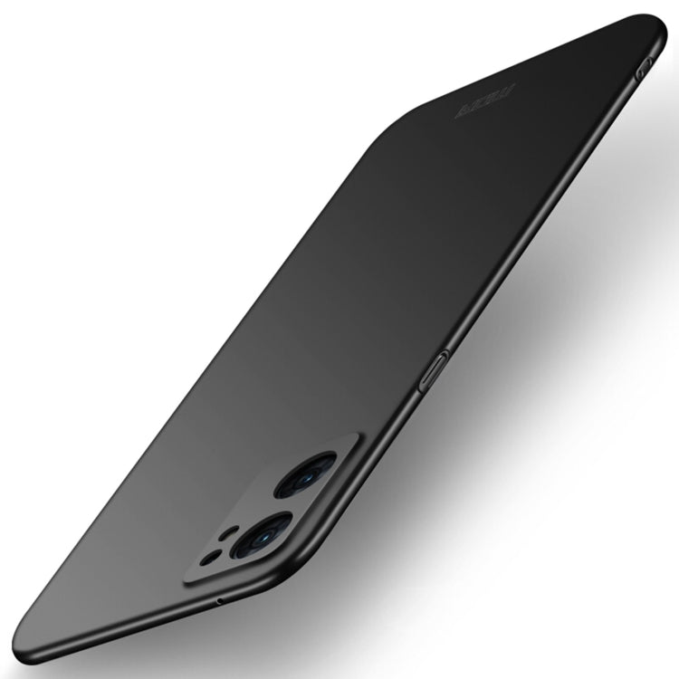 For OPPO Reno7 SE MOFI Frosted PC Ultra-thin Hard Case(Black)