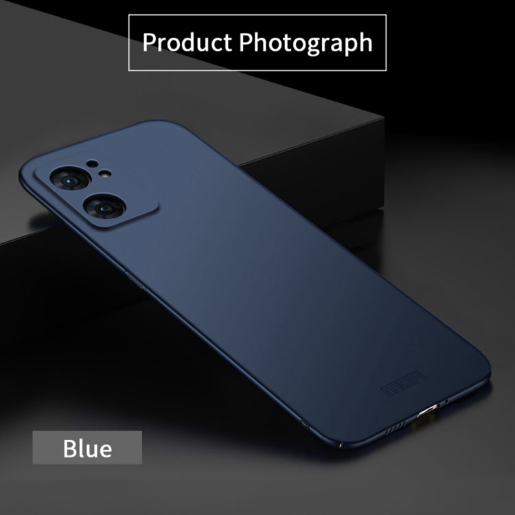 For OPPO Reno7 SE MOFI Frosted PC Ultra-thin Hard Case(Blue)