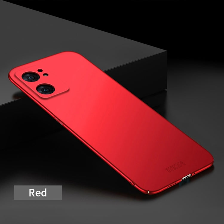 For OPPO Reno7 SE MOFI Frosted PC Ultra-thin Hard Case(Red)