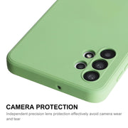 For Samsung Galaxy A32 5G ENKAY Liquid Silicone Soft Shockproof Phone Case(Beige)