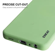 For Samsung Galaxy A32 5G ENKAY Liquid Silicone Soft Shockproof Phone Case(Beige)