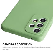 For Samsung Galaxy A73 5G ENKAY Liquid Silicone Soft Shockproof Phone Case(Black)