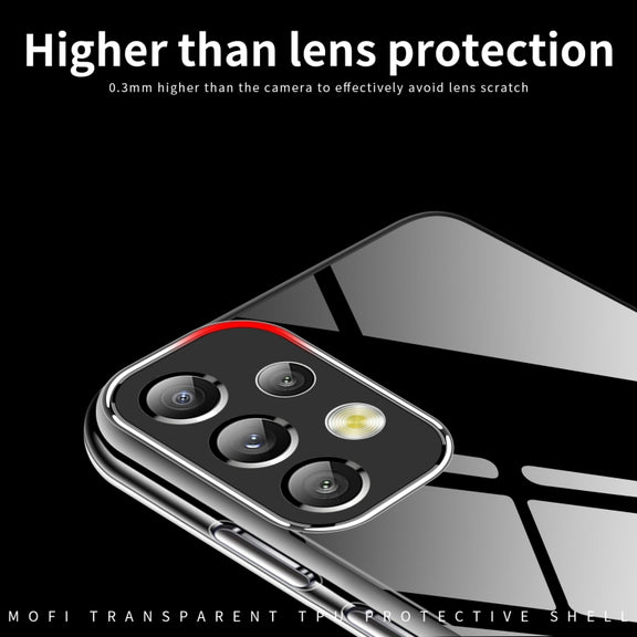 For Samsung Galaxy A53 5G MOFI Ming Series Ultra-thin TPU Phone Case(Transparent)