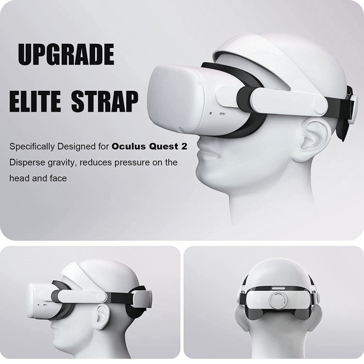For Oculus Quest2 VR Glasses Decompression Comfort Adjustable Replacement Headset