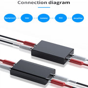G1 RCA Audio Common Ground Isolator Anti-jamming Noise Reduction Filter Eliminates Bluetooth Receiver