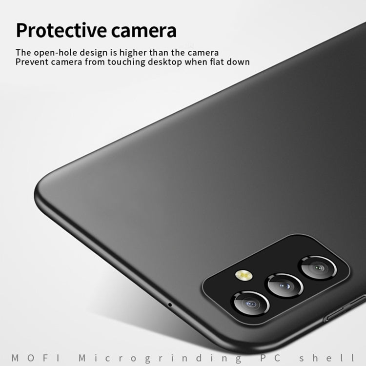 For Samsung Galaxy M52 5G MOFI Frosted PC Ultra-thin Hard Case(Black)