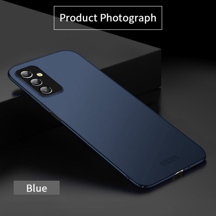 For Samsung Galaxy M52 5G MOFI Frosted PC Ultra-thin Hard Case(Blue)