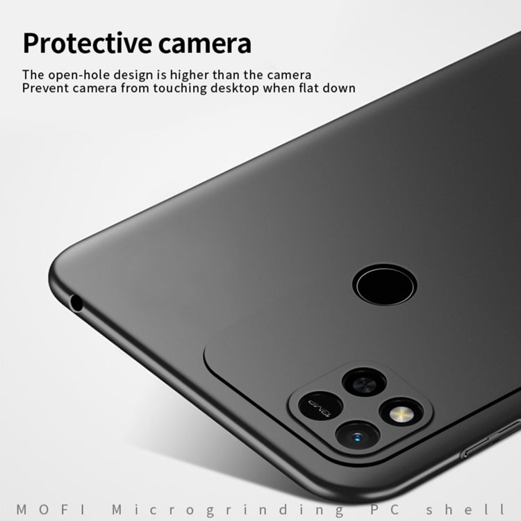 For Xiaomi Redmi 10A MOFI Frosted PC Ultra-thin Hard Case(Red)