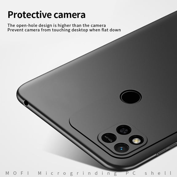 For Xiaomi Redmi 10A MOFI Frosted PC Ultra-thin Hard Case(Red)