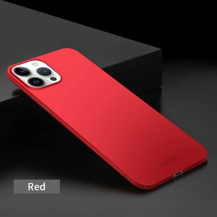 For iPhone 14 Pro MOFI Frosted PC Ultra-thin Hard Case (Red)