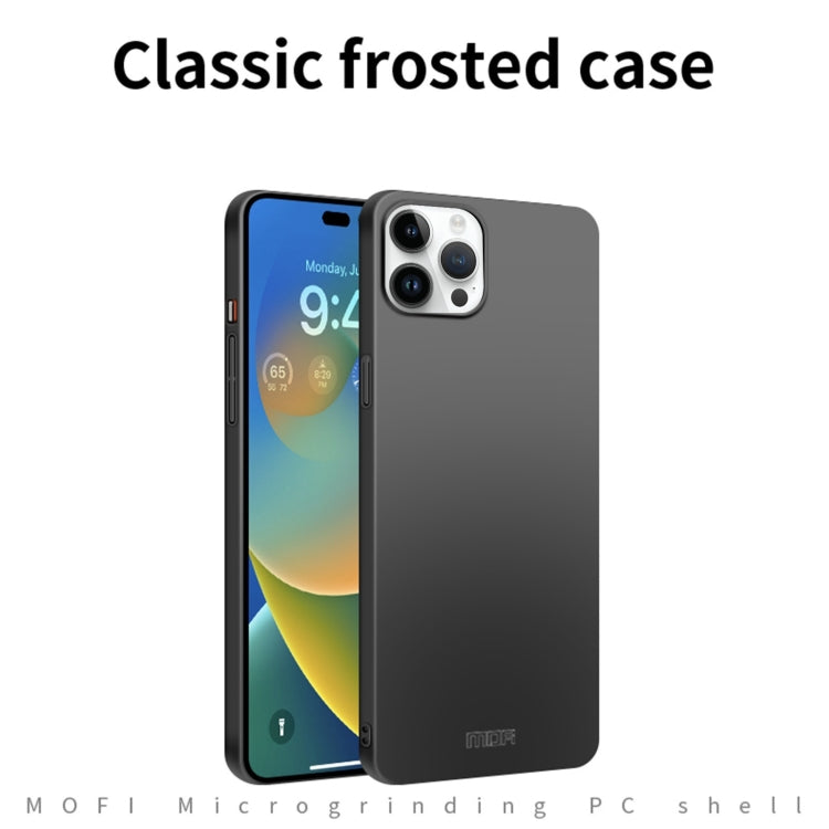 For iPhone 14 Pro MOFI Frosted PC Ultra-thin Hard Case (Red)