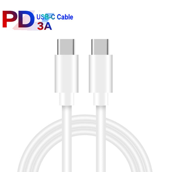 PD 35W Dual USB-C / Type-C Ports Charger with 2m Type-C to Type-C Data Cable, US Plug