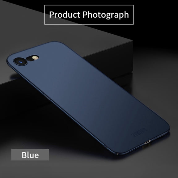 For iPhone SE 2022 / 2020 MOFI Frosted PC Ultra-thin Hard Case(Blue)