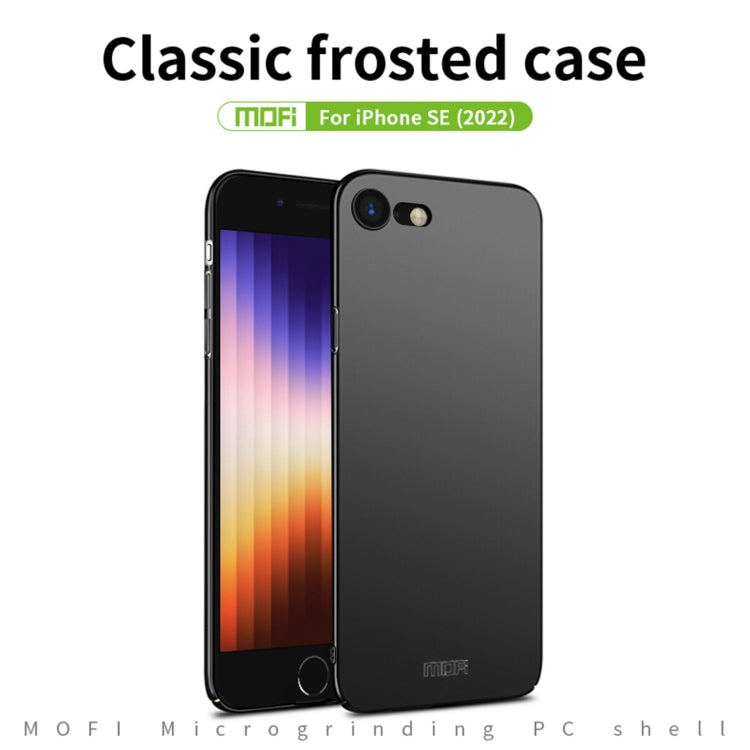 For iPhone SE 2022 / 2020 MOFI Frosted PC Ultra-thin Hard Case(Red)