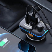 C24 Car Bluetooth MP3 Player Fast Charging FM Transmitter Wireless Handsfree