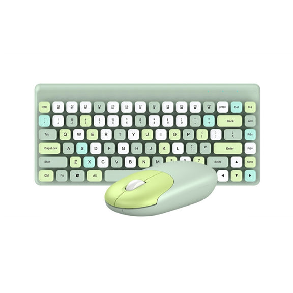 QW02 Wireless Keyboard Mouse Set(Green)