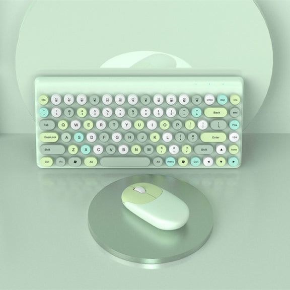 QW02 Wireless Keyboard Mouse Set(Pink)