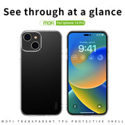 For iPhone 14 MOFI Ming Series Ultra-thin TPU Phone Case (Transparent)
