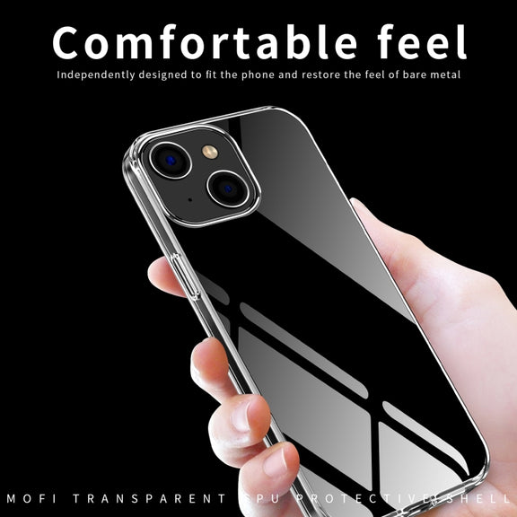 For iPhone 14 MOFI Ming Series Ultra-thin TPU Phone Case (Transparent)