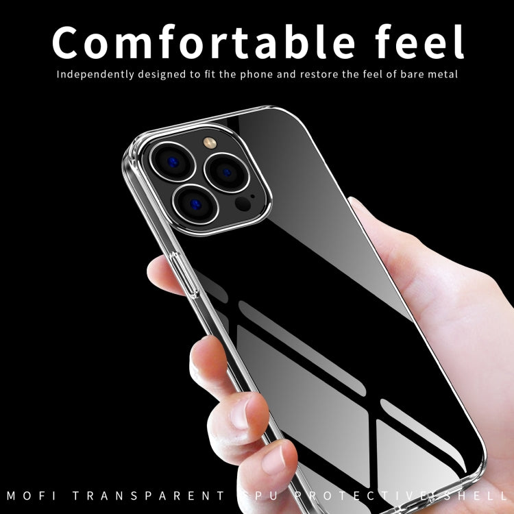 For iPhone 14 Plus MOFI Ming Series Ultra-thin TPU Phone Case (Transparent)