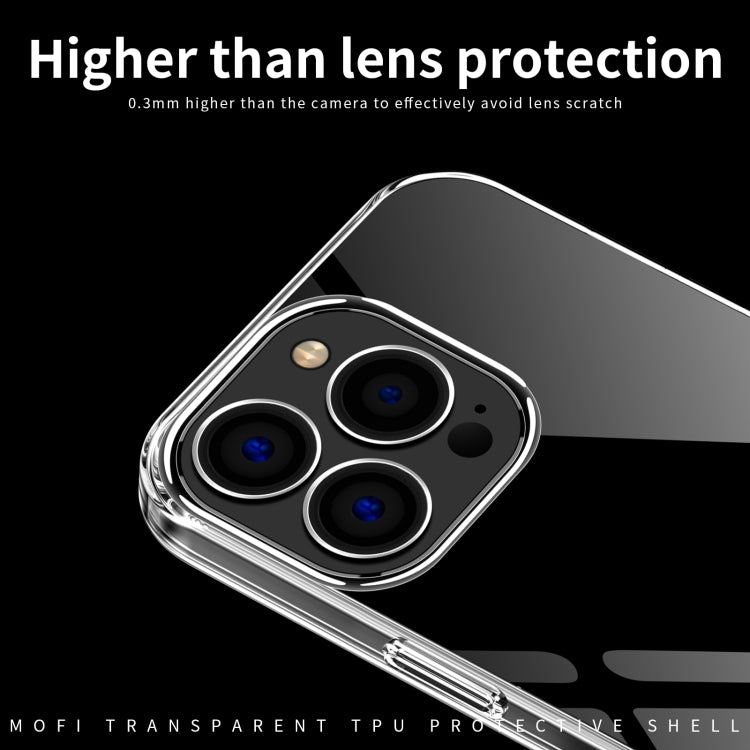For iPhone 14 Plus MOFI Ming Series Ultra-thin TPU Phone Case (Transparent)