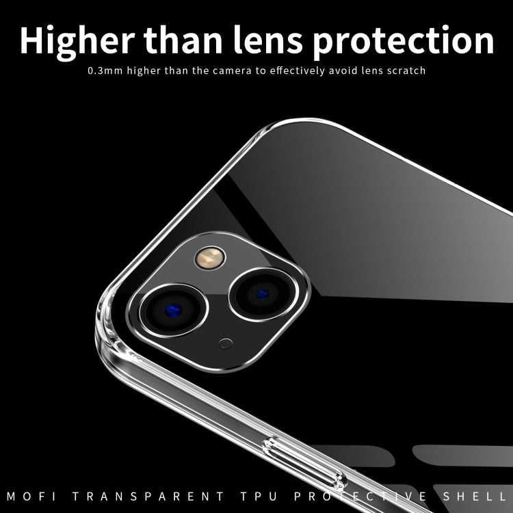 For iPhone 13 mini MOFI Ming Series Ultra-thin TPU Phone Case (Transparent)