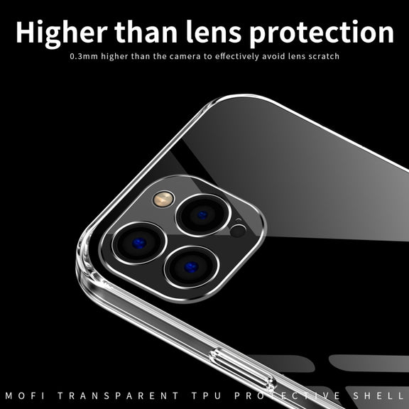 For iPhone 13 Pro MOFI Ming Series Ultra-thin TPU Phone Case (Transparent)