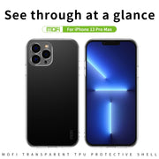 For iPhone 13 Pro Max MOFI Ming Series Ultra-thin TPU Phone Case (Transparent)