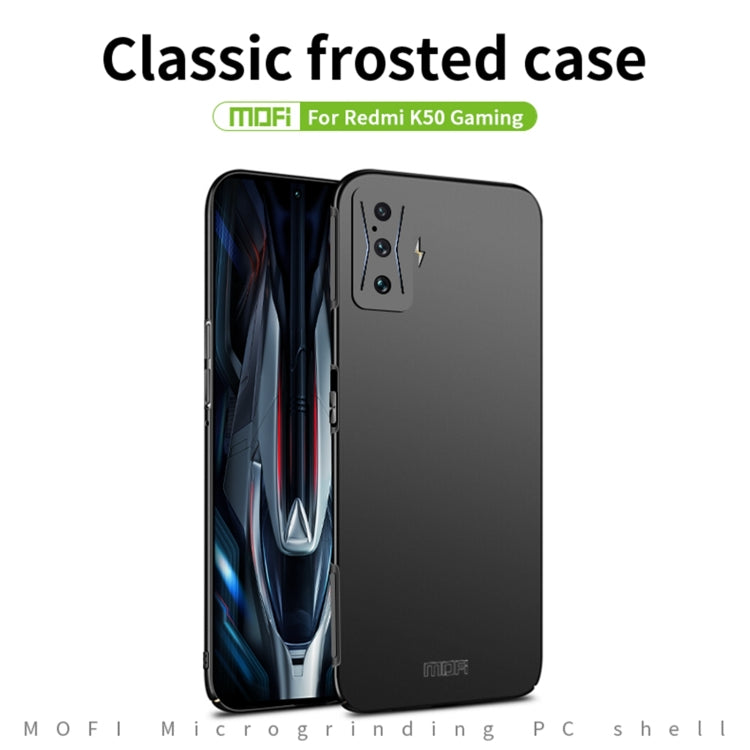 For Xiaomi Redmi K50 Gaming MOFI Frosted PC Ultra-thin Hard Case(Blue)