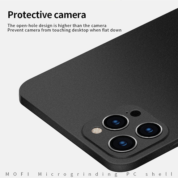 For iPhone 14 Pro MOFI Fandun Series Frosted PC Ultra-thin Phone Case(Green)