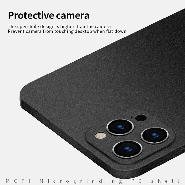 For iPhone 14 Pro MOFI Fandun Series Frosted PC Ultra-thin Phone Case(Green)