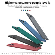 For iPhone 14 Pro MOFI Fandun Series Frosted PC Ultra-thin Phone Case(Green)