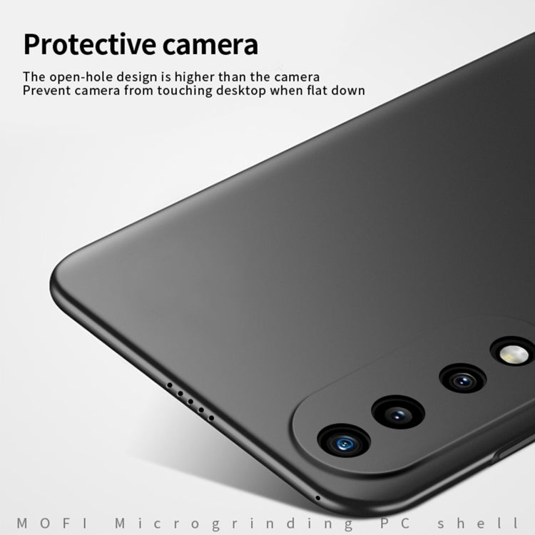 For Honor 70 Pro MOFI Frosted PC Ultra-thin Hard Case(Black)