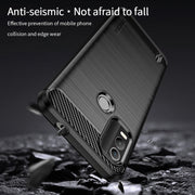 For Nokia C21 Plus MOFI Gentleness Brushed Carbon Fiber Soft TPU Case(Black)