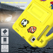 For Huawei MediaPad M3 Lite 8.0 Handle Kickstand Children EVA Shockproof Tablet Case(Yellow)