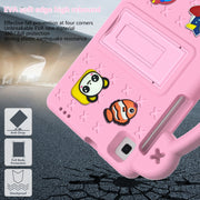 For Huawei MediaPad M5 8.4 Handle Kickstand Children EVA Shockproof Tablet Case(Pink)