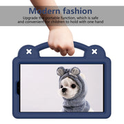 For Huawei MediaPad M5 8.4 Handle Kickstand Children EVA Shockproof Tablet Case(Navy Blue)