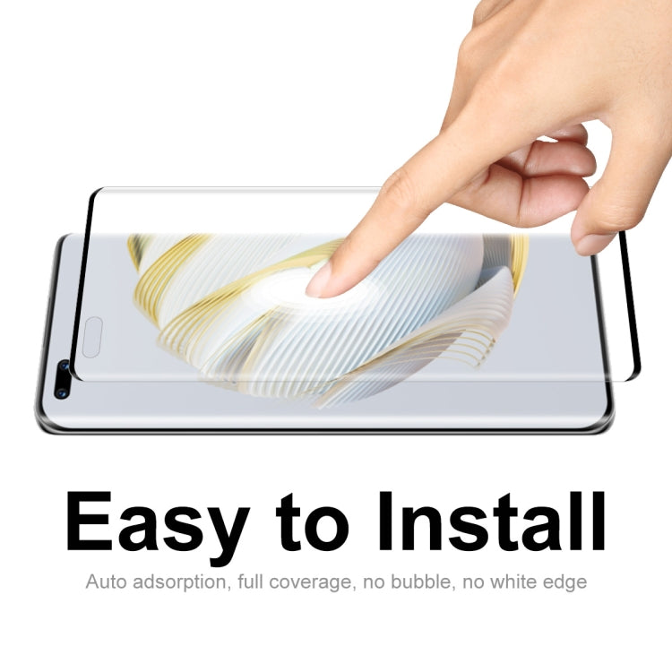 5 PCS For Huawei Nova 10 Pro ENKAY 3D Heat Bending Tempered Glass Film