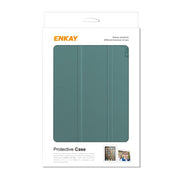 For Amazon Fire 7 12th 2022 ENKAY Smart Leather Tablet Case(Dark Blue)