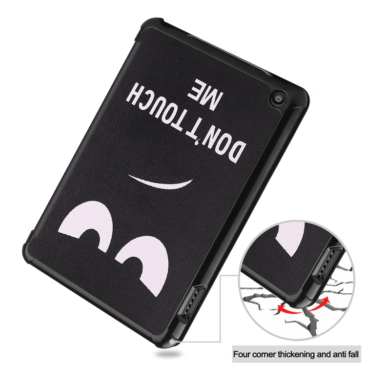 For Amazon Fire 7 12th 2022 JSM Smart Leather Tablet Case(Big Eye)