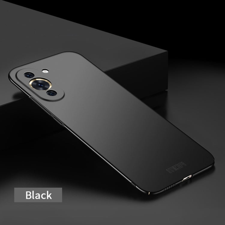For Huawei Nova 10 Pro MOFI Frosted PC Ultra-thin Hard Case(Black)
