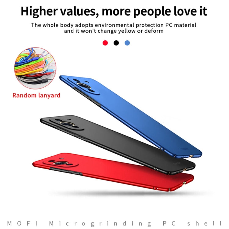 For Huawei Nova 10 Pro MOFI Frosted PC Ultra-thin Hard Case(Red)
