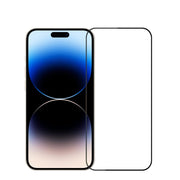 For iPhone 14 Pro MOFI 9H 2.5D Full Screen Tempered Glass Film(Black)