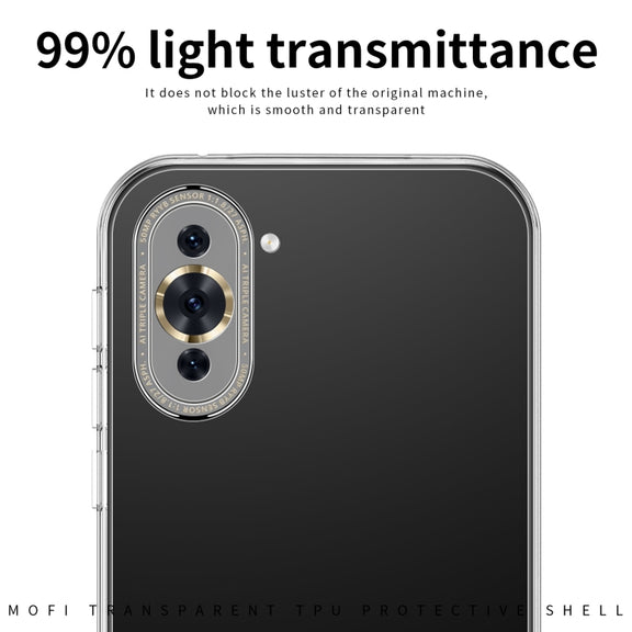 For Huawei Nova 10 5G MOFI Ming Series Ultra-thin TPU Phone Case(Transparent)