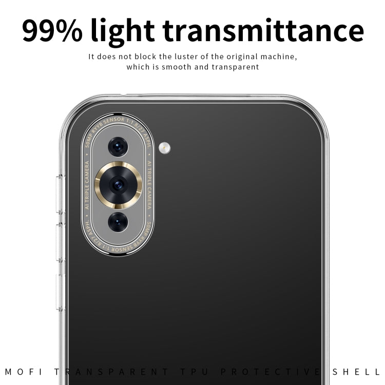 For Huawei Nova 10 5G MOFI Ming Series Ultra-thin TPU Phone Case(Transparent)