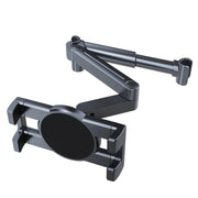 A081+X159 Car Backseat Headrest Tablet Bracket Long Arm Collapsible Mount