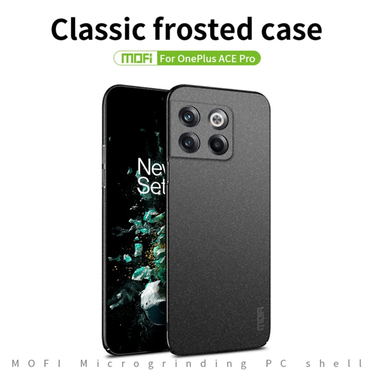 For OnePlus Ace Pro MOFI Frosted PC Ultra-thin Hard Phone Case(Gray)