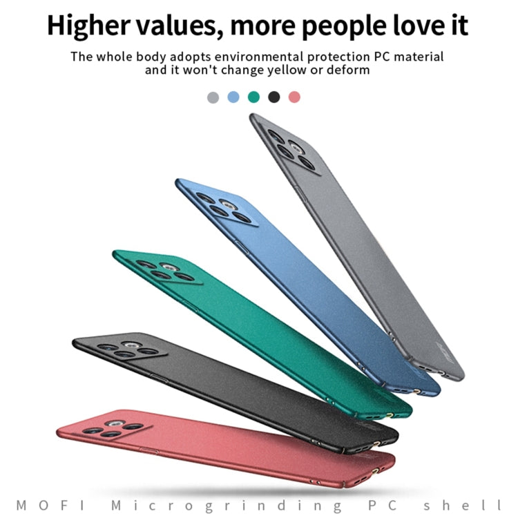 For OnePlus Ace Pro MOFI Frosted PC Ultra-thin Hard Phone Case(Gray)