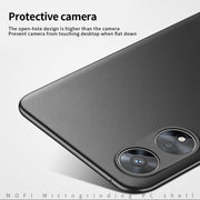 For OPPO A97 5G MOFI Frosted PC Ultra-thin Hard Phone Case(Black)